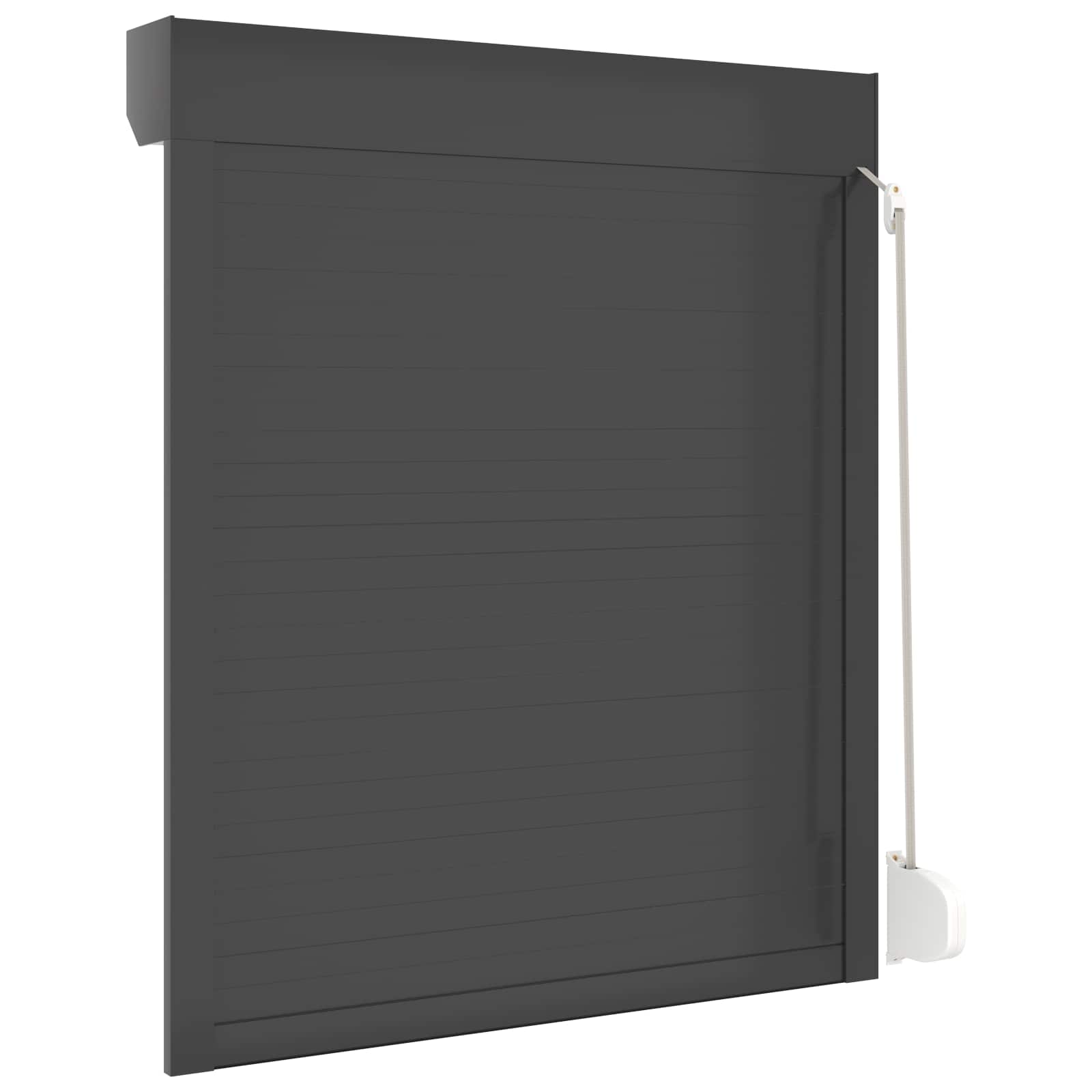 Rullakaihdin Antrasiitti 100 X 120 Cm Alumiini Ja Polyuretaani