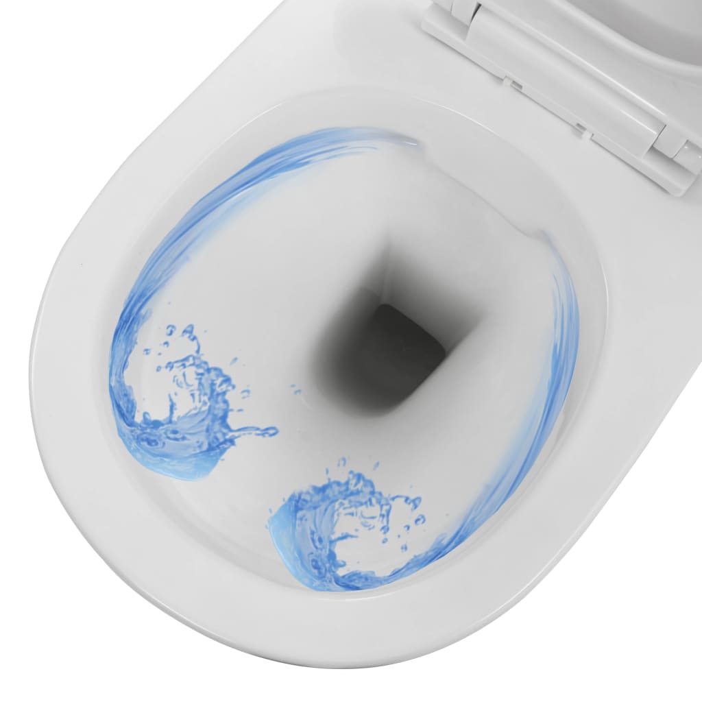 Seinäkiinnitettävä Wc Ei Huuhtelurengasta Keraaminen Valkoinen