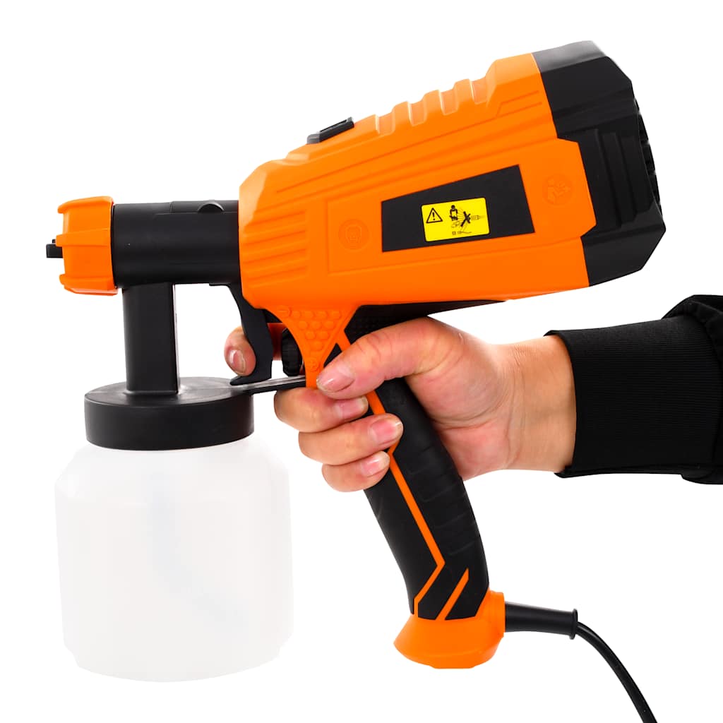 Sähköinen Maaliruiskupistooli 3 Suuttimella 500 W 800 Ml