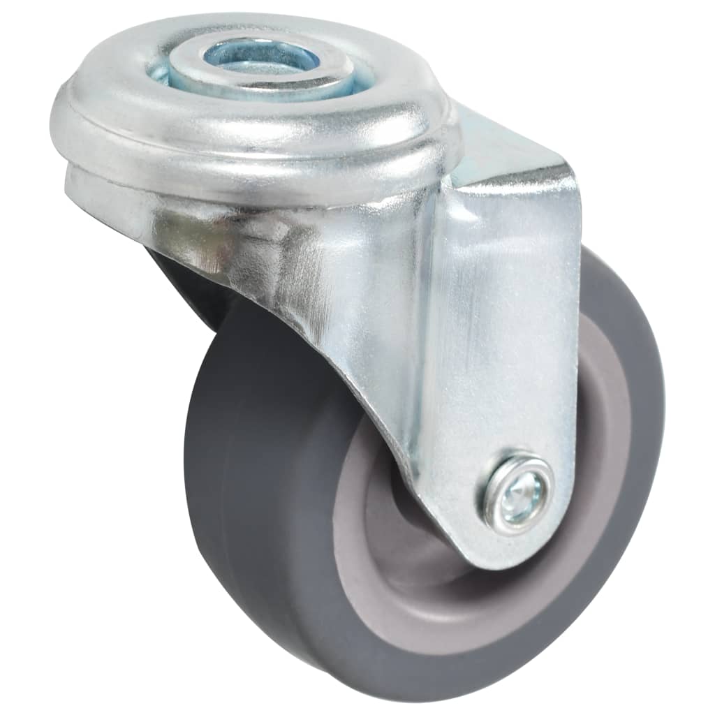 12 Kpl Pulttireikäisiä Kääntyviä Pyöriä 50 Mm