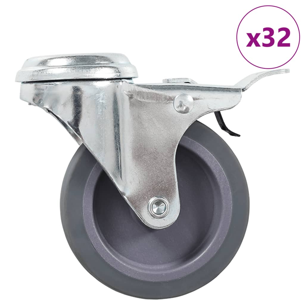 Rullapyörät Pultinrei´illä 32 Kpl 75 Mm