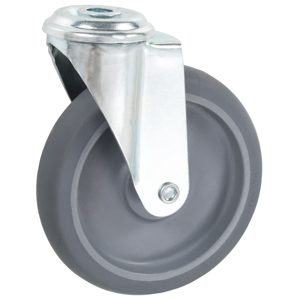 8 Kpl Pulttireikäisiä Kääntyviä Pyöriä 125 Mm