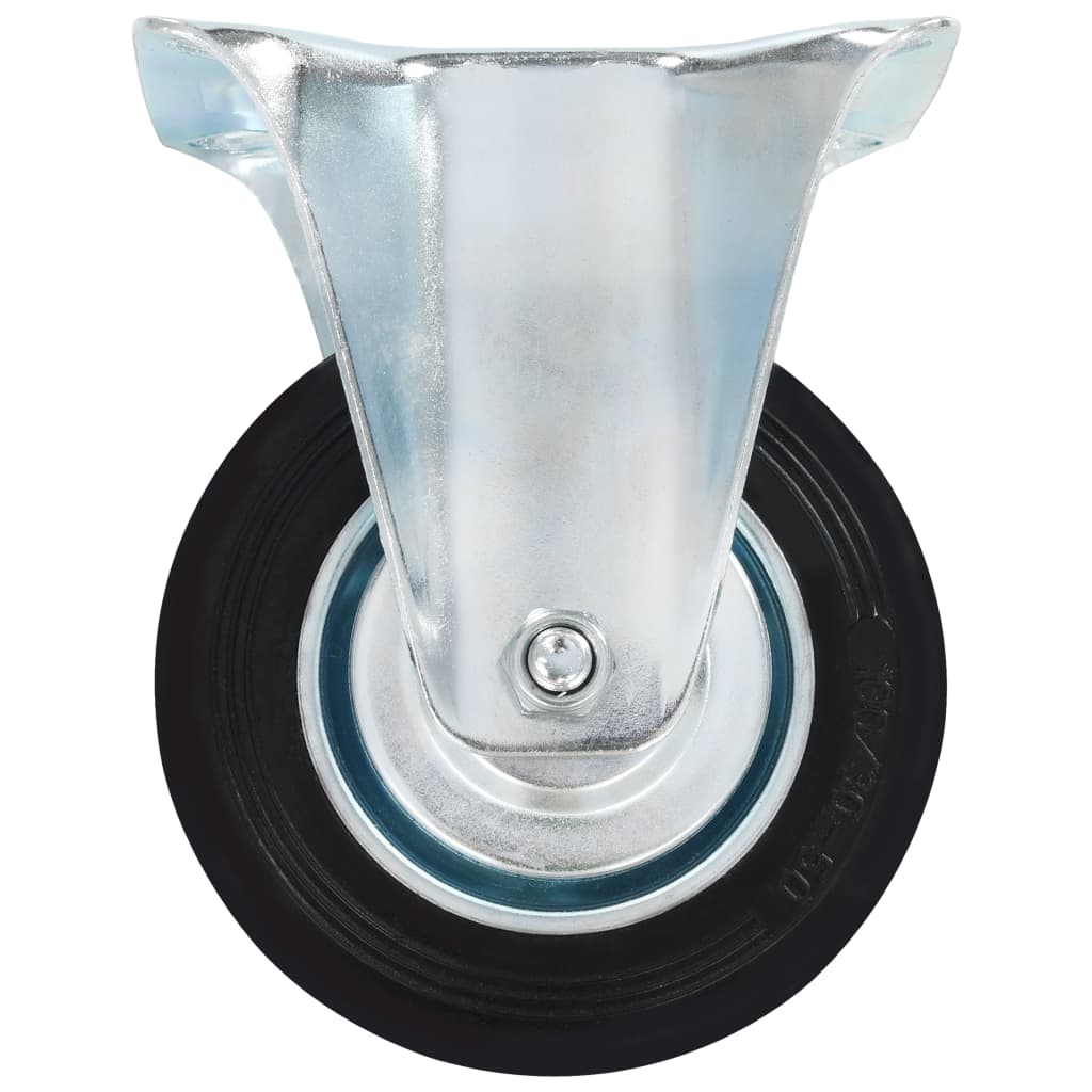16 Kpl Kiinteät Pyörät 100 Mm