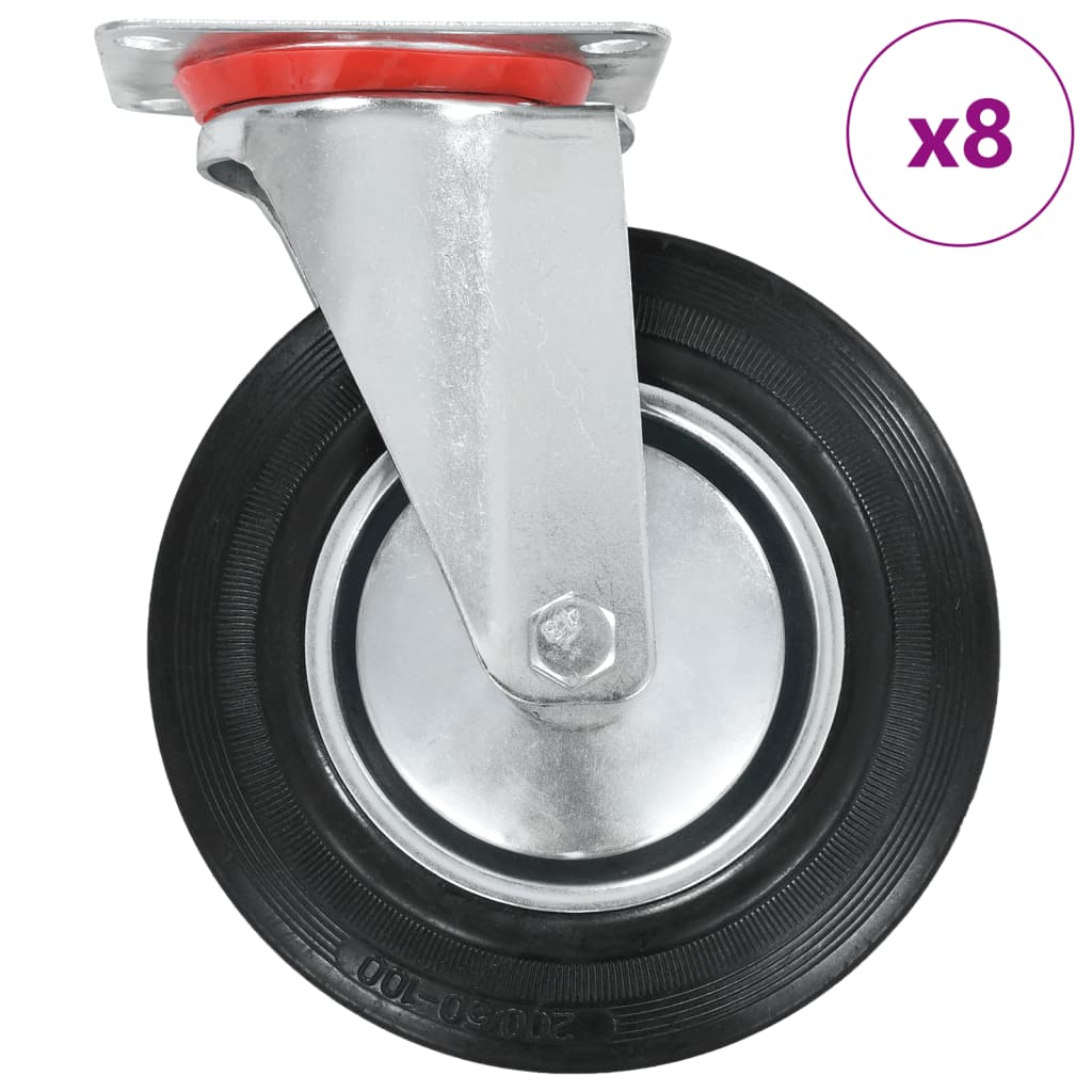Rullapyörät 8 Kpl 200 Mm