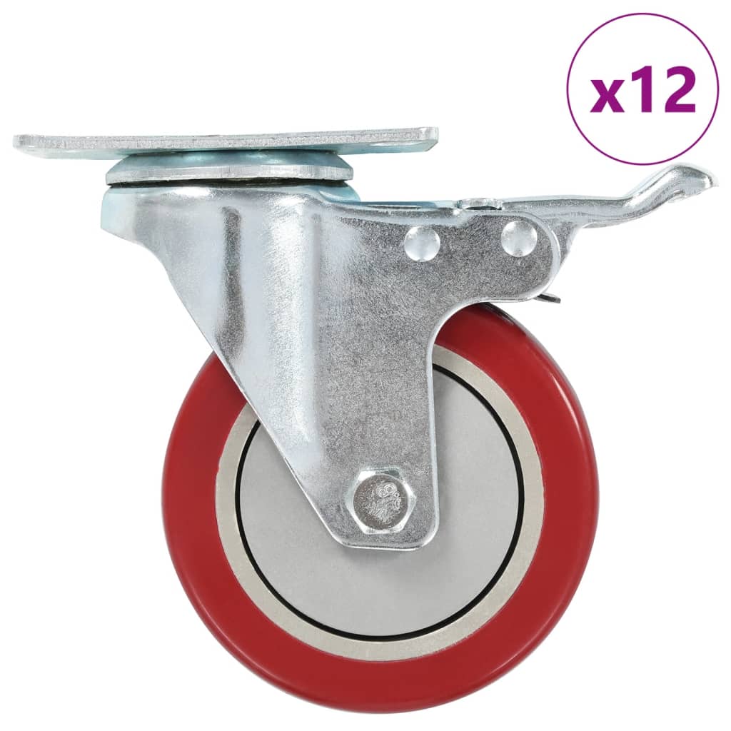 Rullapyörät 12 Kpl 100 Mm