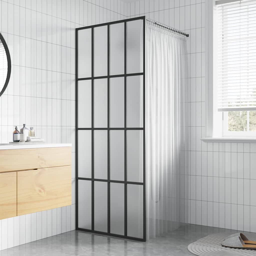 Walk-In Suihkun Seinäke Karkaistu Huurrelasi 90X195 Cm