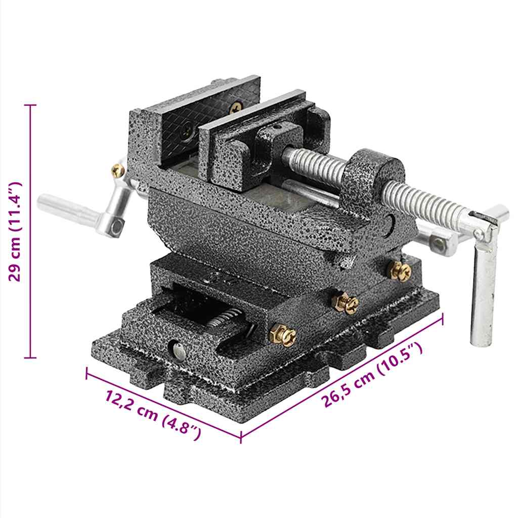 Manuaalisesti Käytettävä Sivuliukuva Poraruuvipenkki 70 Mm