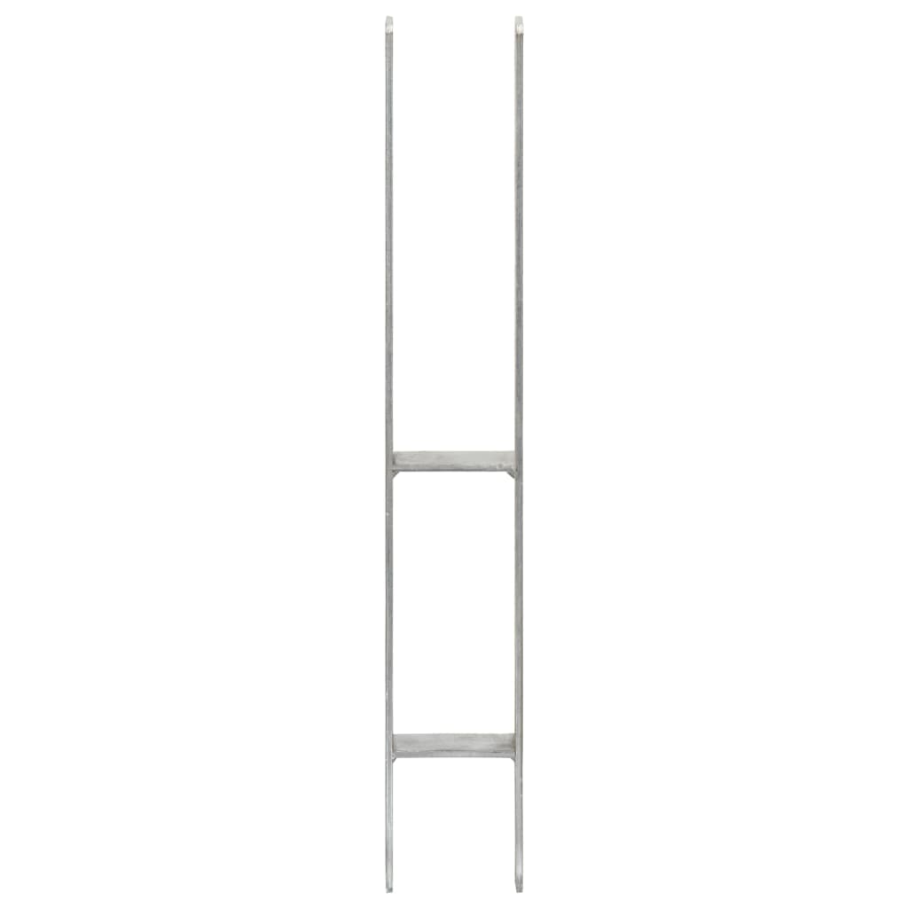 Aita-Ankkurit 6 Kpl Hopea 8X6X60 Cm Galvanoitu Teräs