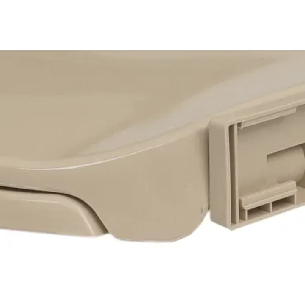Wc-Istuin Pehmeästi Sulkeutuva Beige Soikea