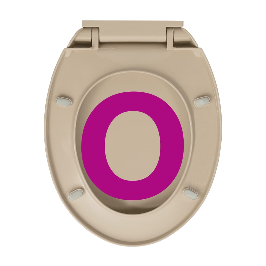 Wc-Istuin Pehmeästi Sulkeutuva Beige Soikea