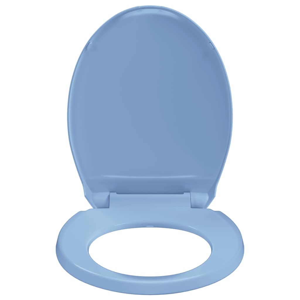 Wc-Istuin Pehmeästi Sulkeutuva Sininen Soikea
