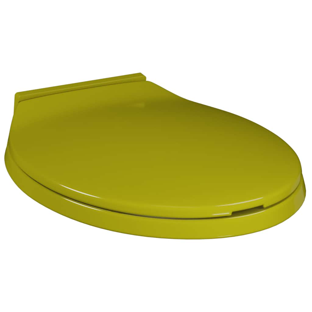 Wc-Istuin Pehmeästi Sulkeutuva Vihreä Soikea