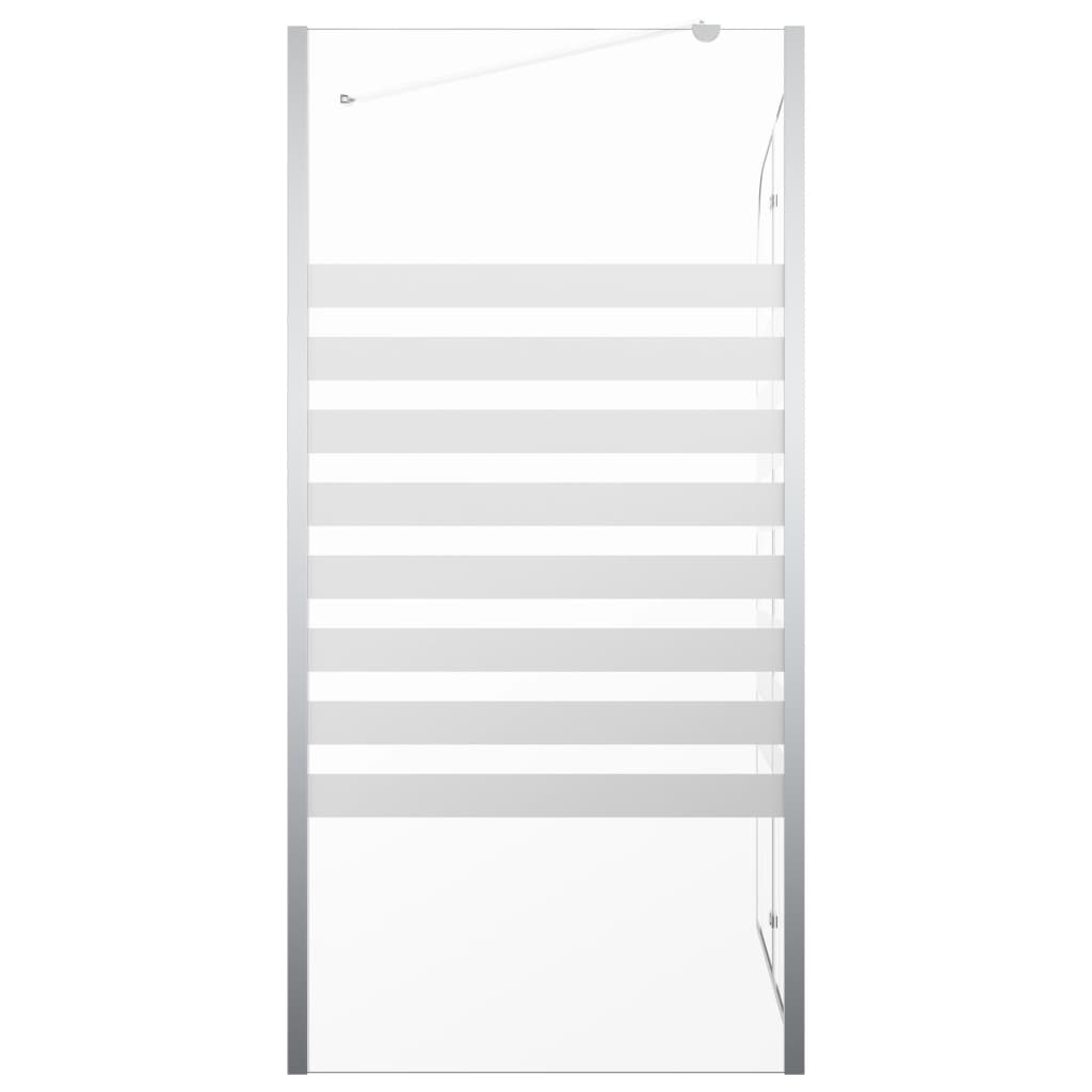 Kylpyammeen Seinä 120X68X130 Cm Karkaistu Lasi Viiva