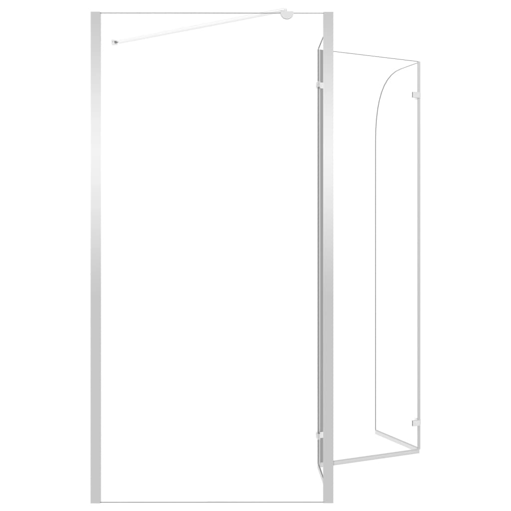 Kylpyammeen Seinä 120X69X130 Cm Karkaistu Lasi Läpinäkyvä