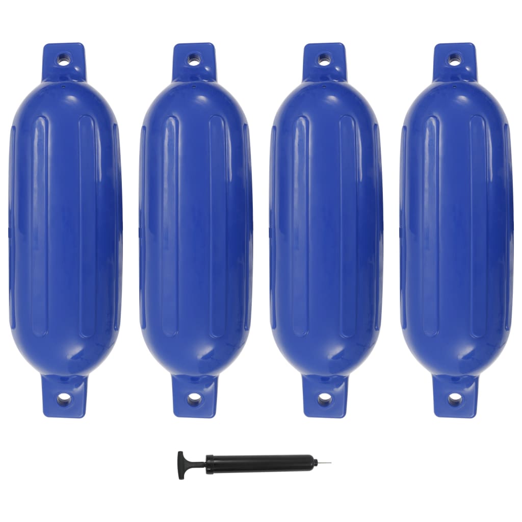 Veneen Lepuuttaja 4 Kpl Sininen 58,5X16,5 Cm Pvc