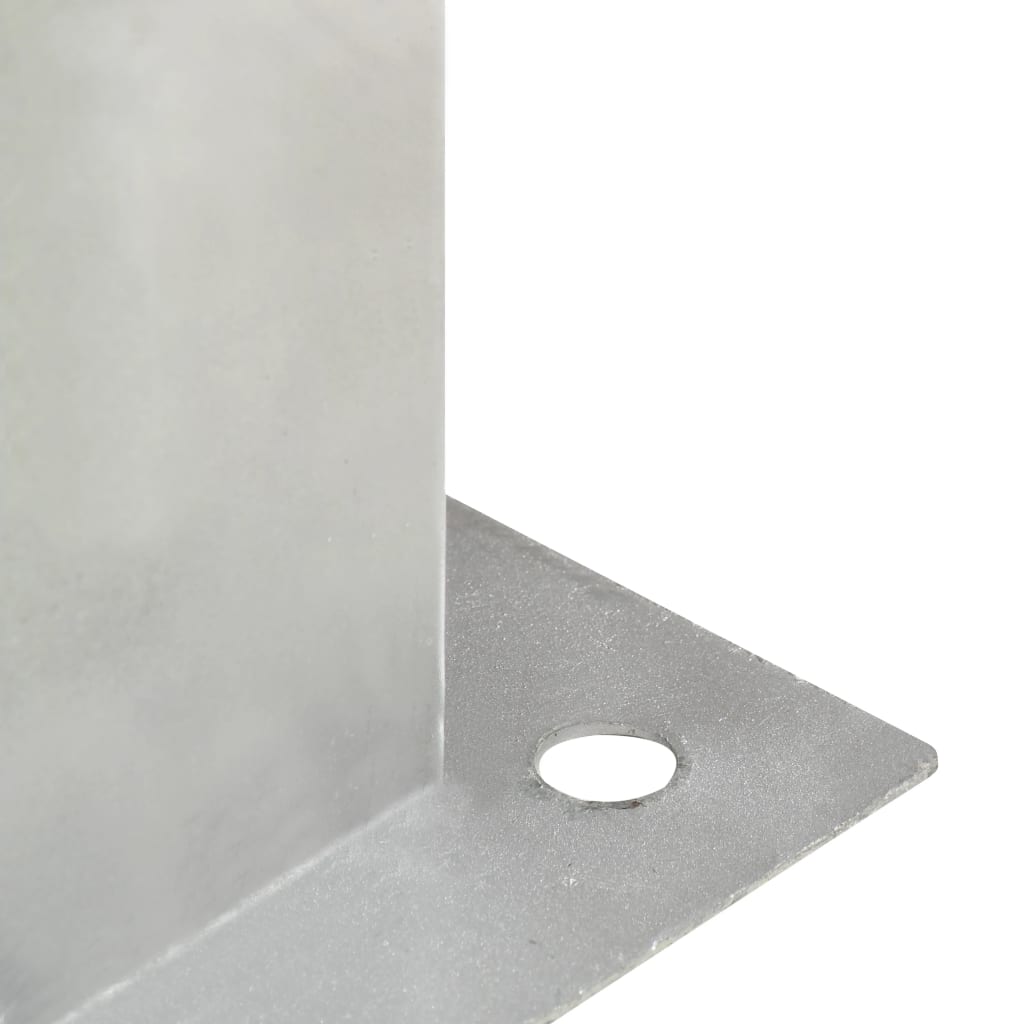 Aitatolpan Jalat 4 Kpl Galvanoitua Metallia 141 Mm