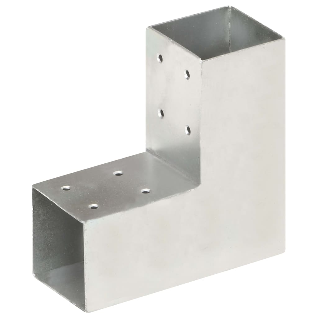 Tolppaliitin L-Muoto Galvanoitu Metalli 71X71 Mm