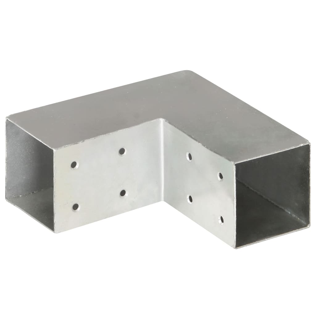 Tolppaliitin L-Muoto Galvanoitu Metalli 71X71 Mm