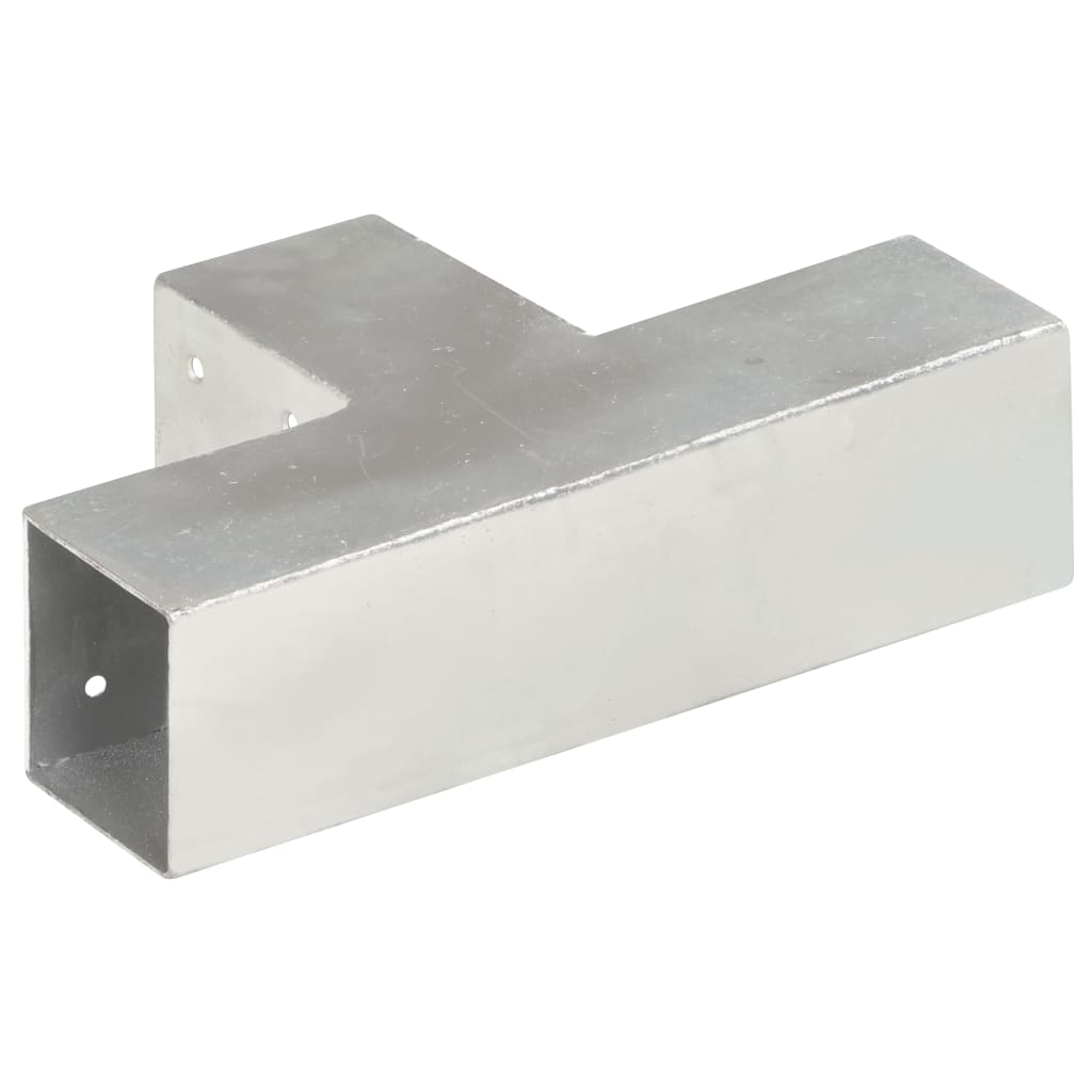 Tolppaliitin T-Muoto Galvanoitu Metalli 71X71 Mm