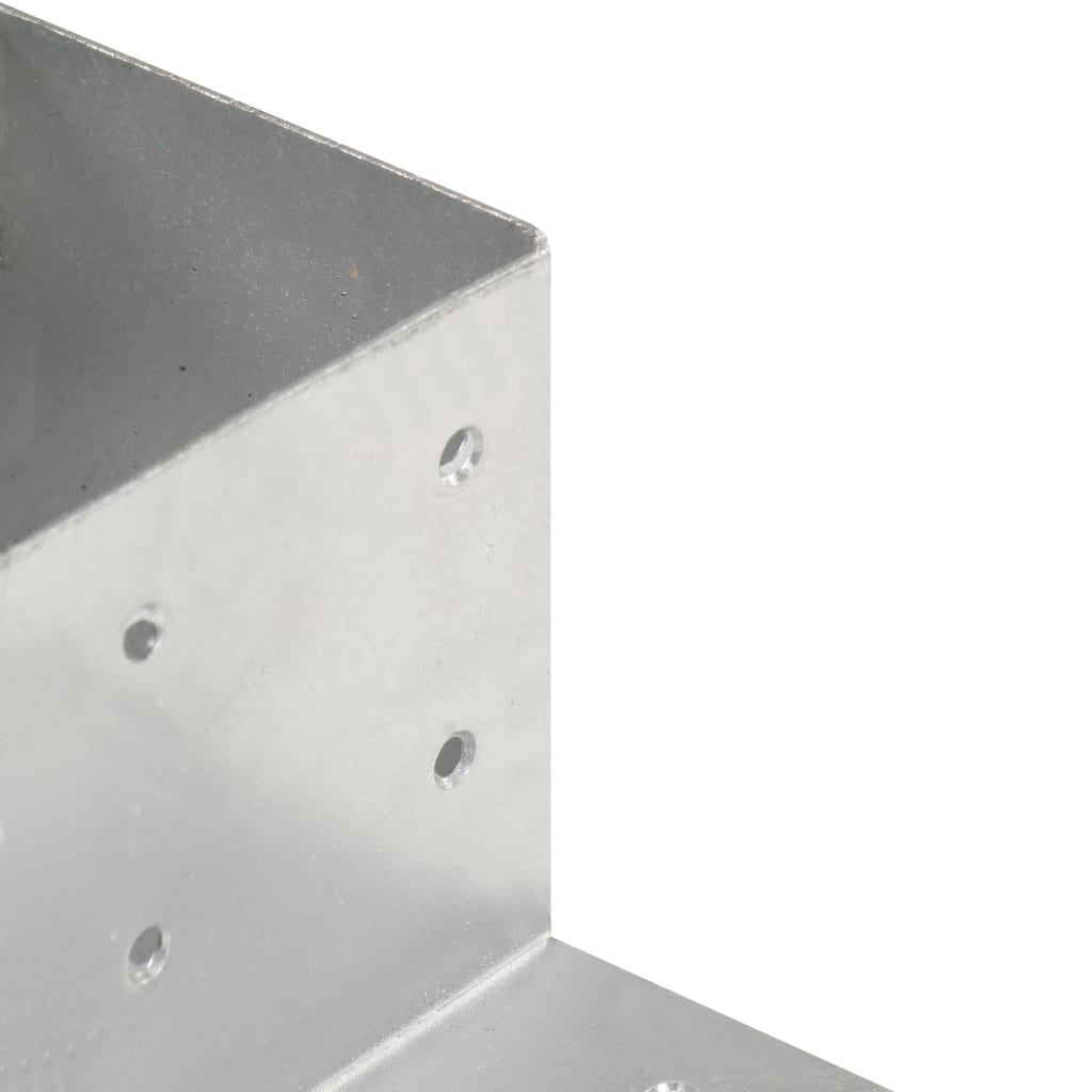 Tolppaliitin L-Muoto Galvanoitu Metalli 81X81 Mm