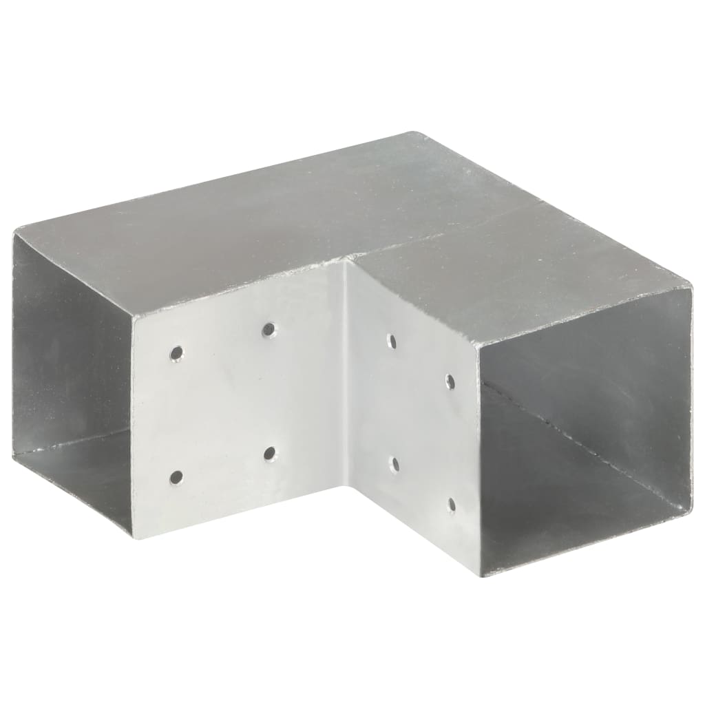 Tolppaliitin L-Muoto Galvanoitu Metalli 101X101 Mm