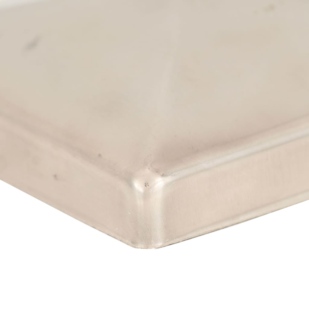 Pyramidin Muotoinen Aitatolpan Kärki 6 Kpl Teräs 81X81 Mm