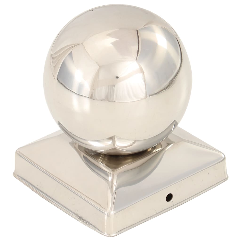Pallon Muotoiset Tolpan Kärjet 6 Kpl Ruostumaton Teräs 91X91 Mm