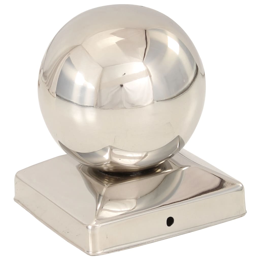 Pallon Muotoiset Tolpan Kärjet 6 Kpl Ruostumaton Teräs 91X91 Mm