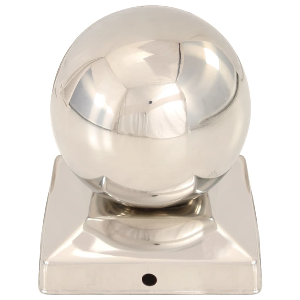 Pallon Muotoiset Tolpan Kärjet 6 Kpl Ruostumaton Teräs 91X91 Mm