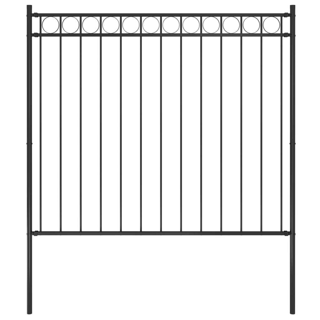 Puutarha-Aita Assen Teräs 1,7X1,5 M Musta