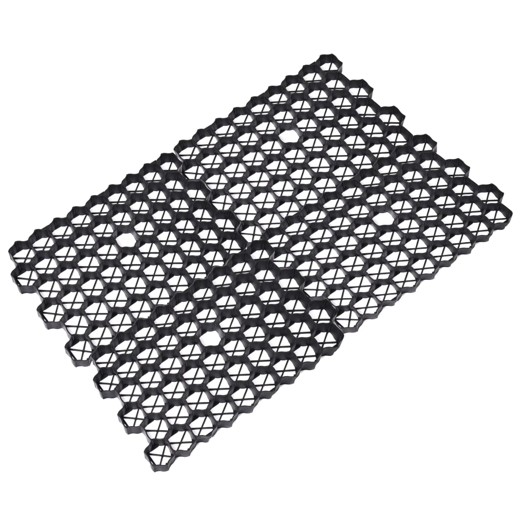 Nurmikon Ruudukko 16 Kpl Musta 60X40X3 Cm Muovi