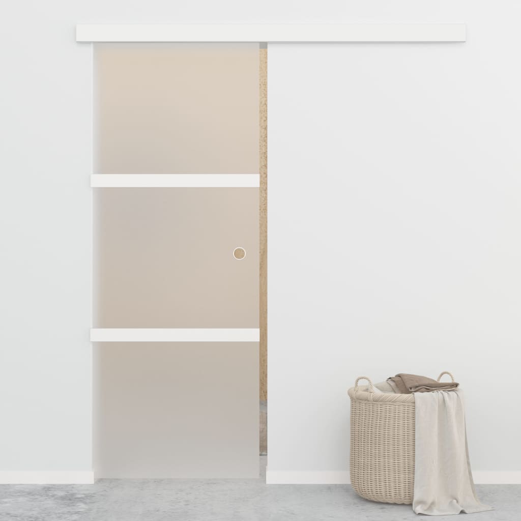 Liukuovi Soft-Stopeilla Esg-Lasi Ja Alumiini 76X205 Cm