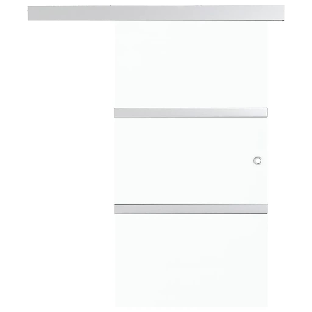 Liukuovi Soft-Stopeilla Esg-Lasi Ja Alumiini 90X205 Cm