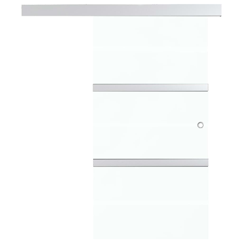Liukuovi Soft-Stopeilla Esg-Lasi Ja Alumiini 90X205 Cm