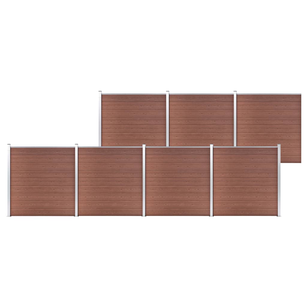 Puutarha-Aita Wpc 1218X186 Cm Ruskea