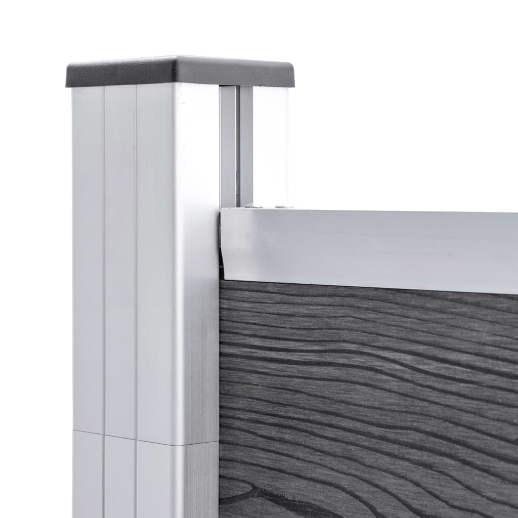 Puutarha-Aita Wpc 353X106 Cm Harmaa