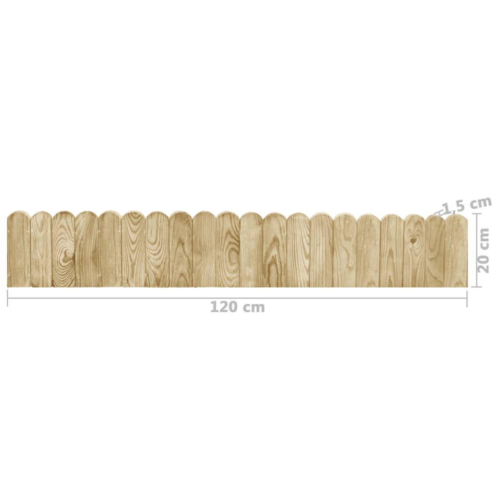 Raja-Aitarulla 3Kpl 120 Cm Kyllästetty Mänty