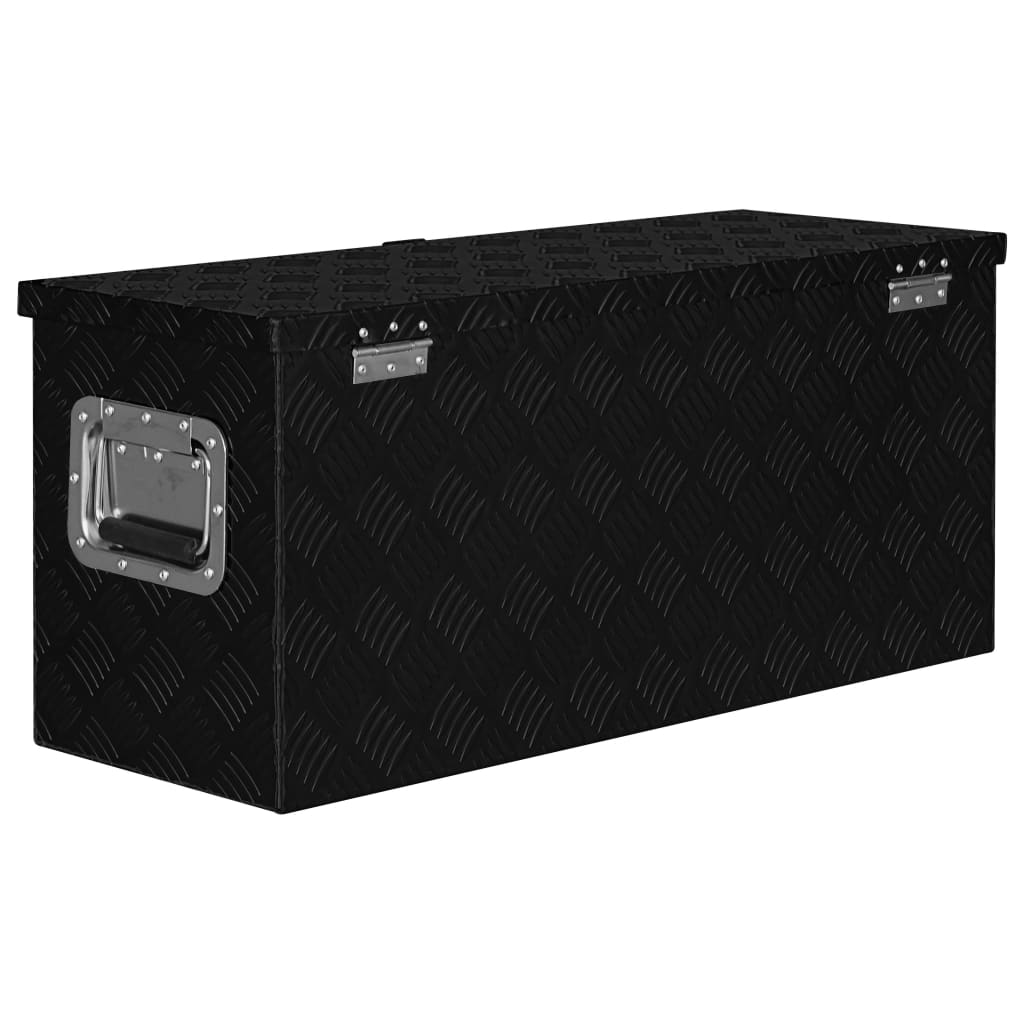 Alumiinilaatikko 80X30X35 Cm Musta