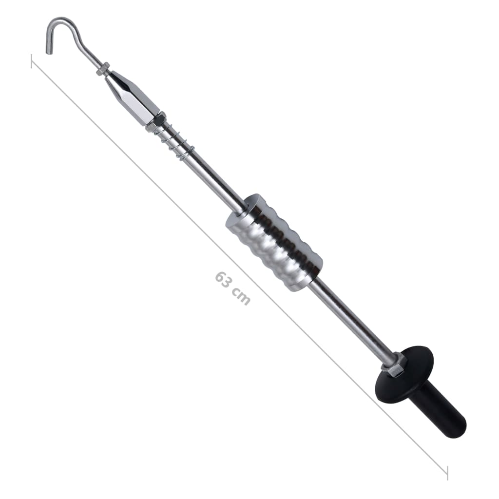Liukuvasara Koukulla 63 Cm Hiiliteräs