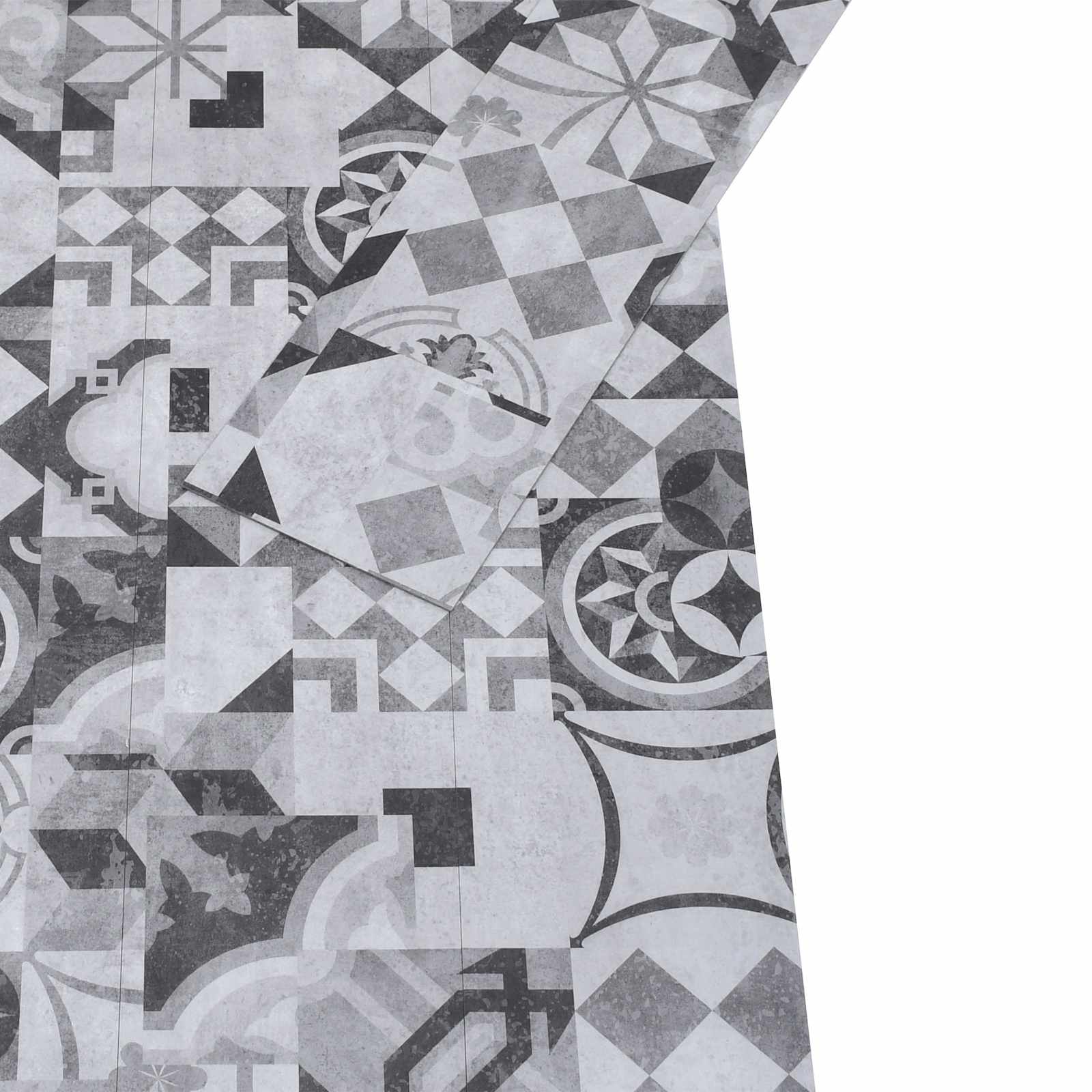Lattialankut 5,02 M² 36 Pcs Polyvinyylikloridi Harmaa Kuvio