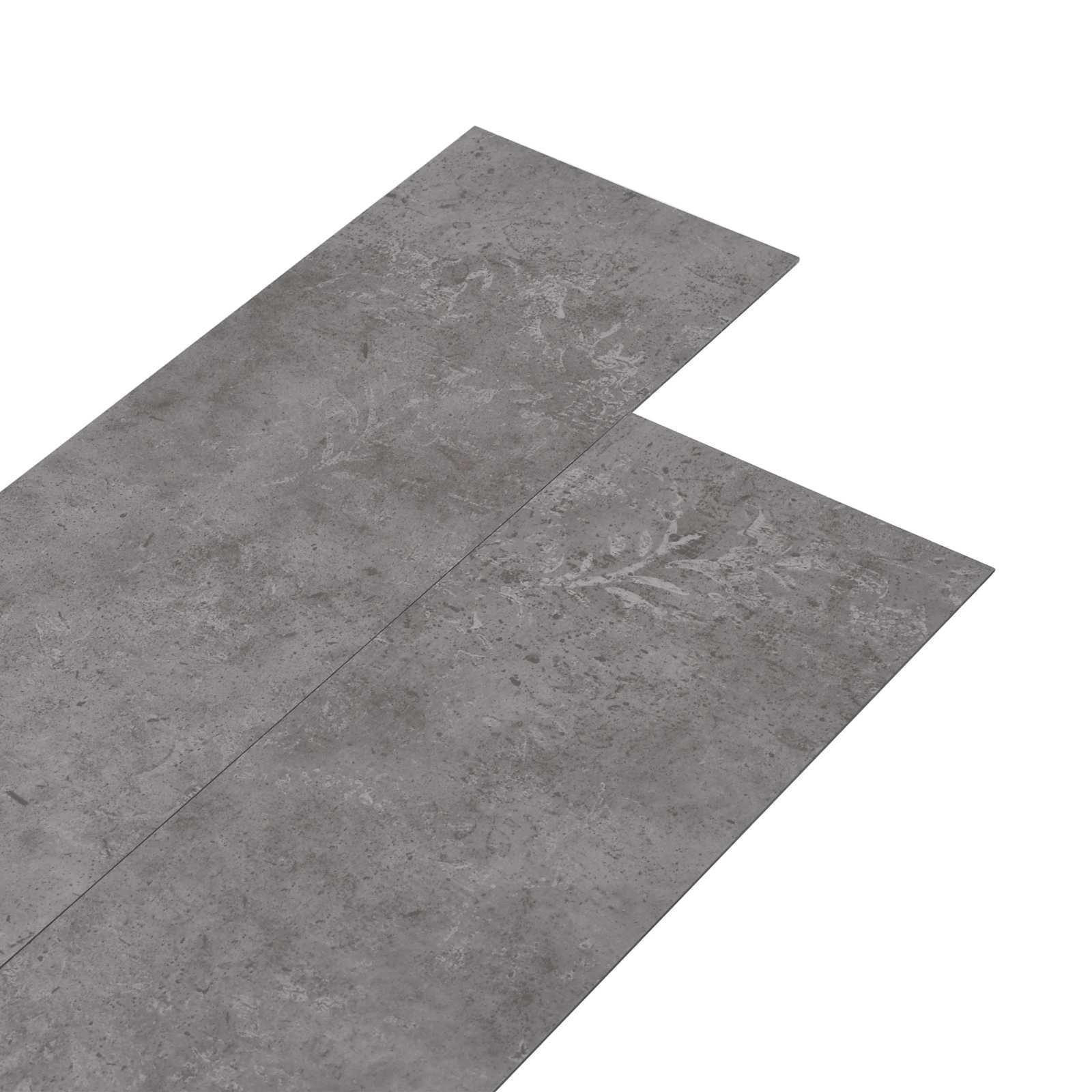 Lattialankut 36 Pcs Betoni Harmaa 5,02 M² Polyvinyylikloridi