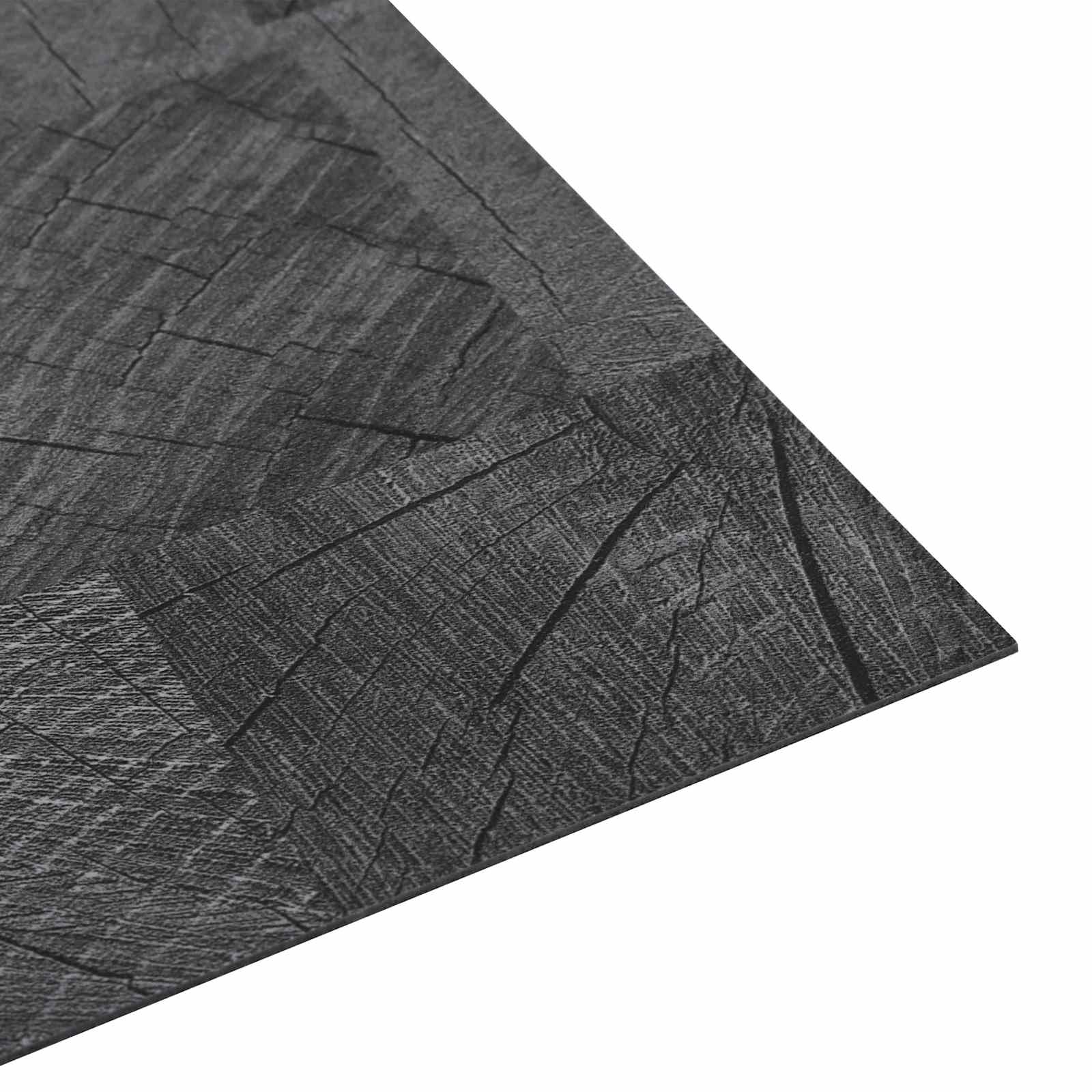 Lattialankut 5,11 M² 55 Pcs Polyvinyylikloridi Puupinta Harmaa