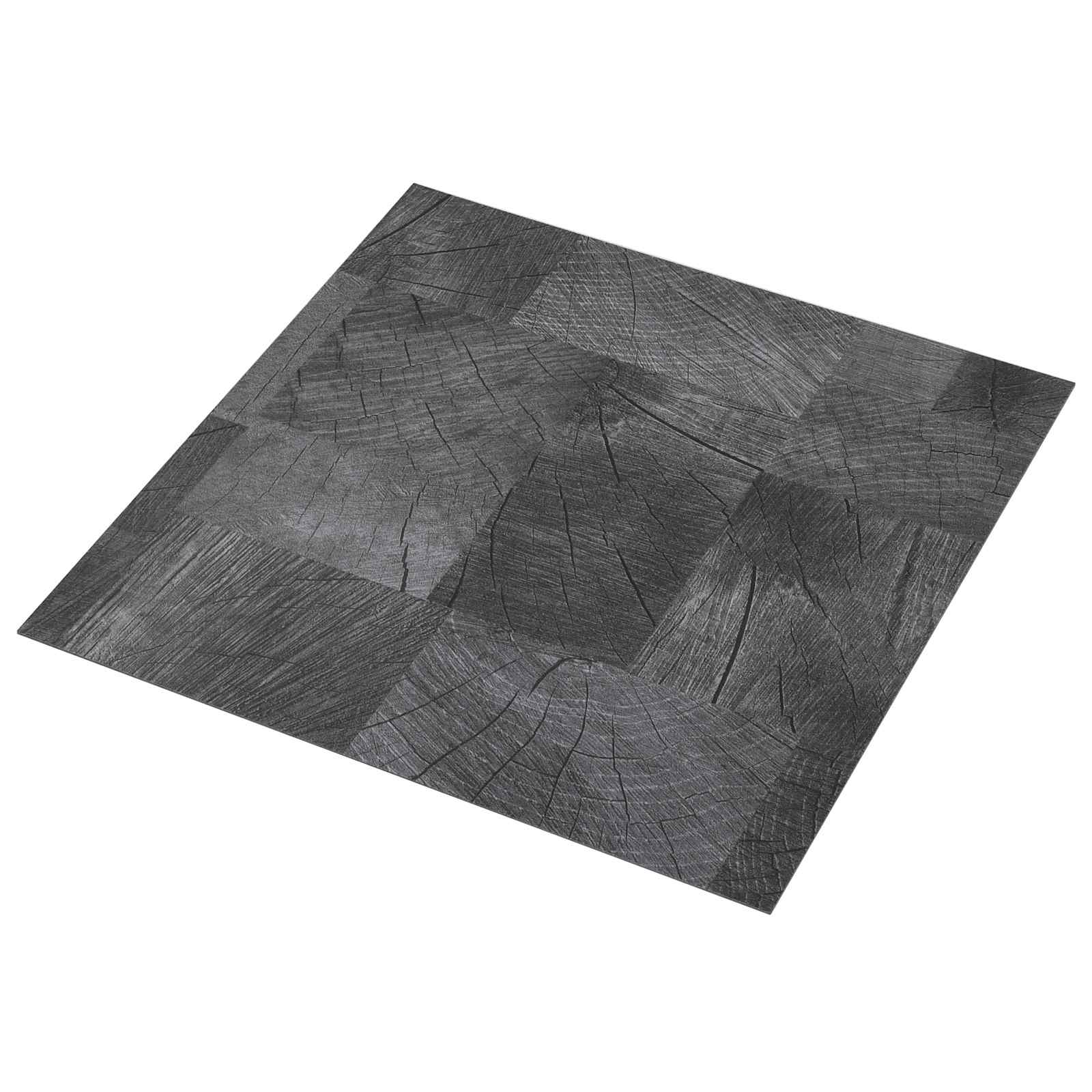 Lattialankut 5,11 M² 55 Pcs Polyvinyylikloridi Puupinta Harmaa