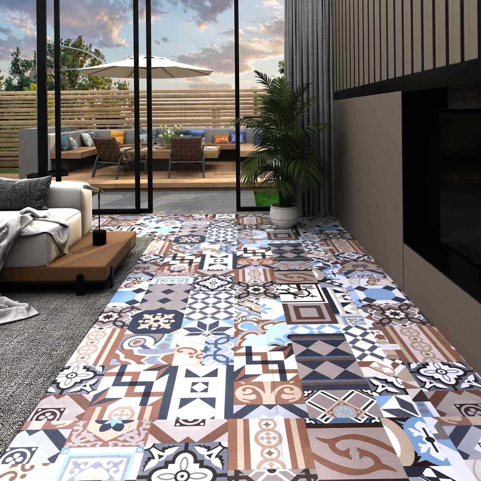 Lattialankut 5,11 M² 55 Pcs Polyvinyylikloridi