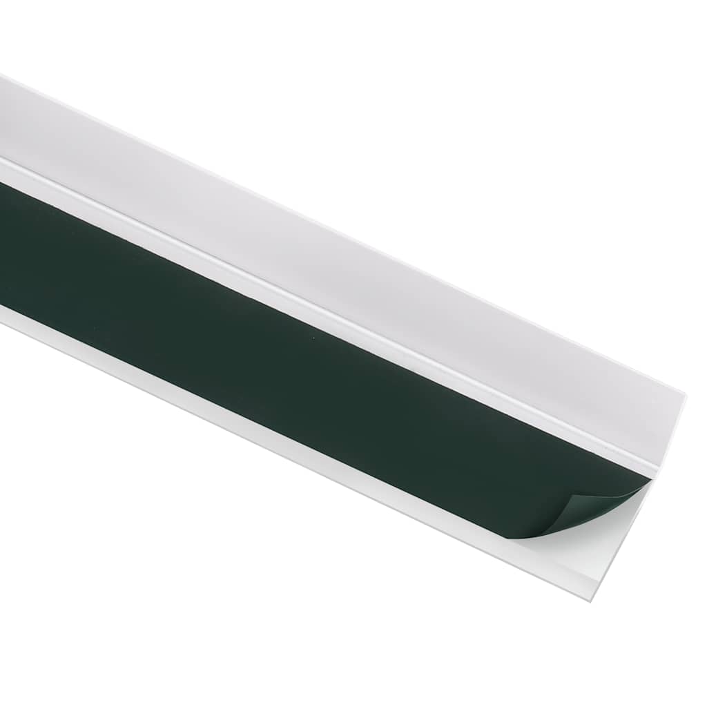 Portaikon Suojukset L-Muotoiset 15 Kpl Alumiini 90 Cm Hopea