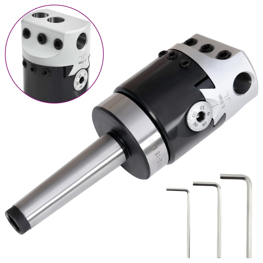 F1-12 50 Mm Porapää Mt2-M10-Porakaralla Sorvijyrsintään