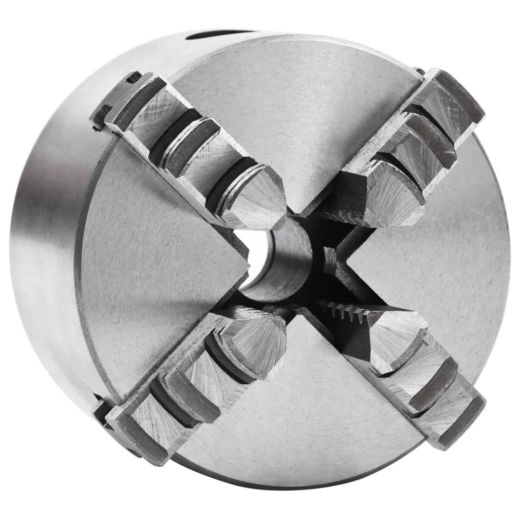 4-Leukainen Itsestään Keskittävä Sorvi-Istukka 80 Mm Teräs K12 80