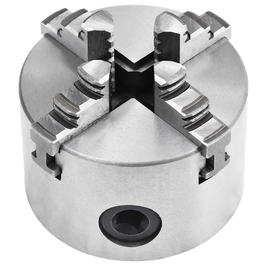 4-Leukainen Itsestään Keskittävä Sorvi-Istukka 80 Mm Teräs K12 80