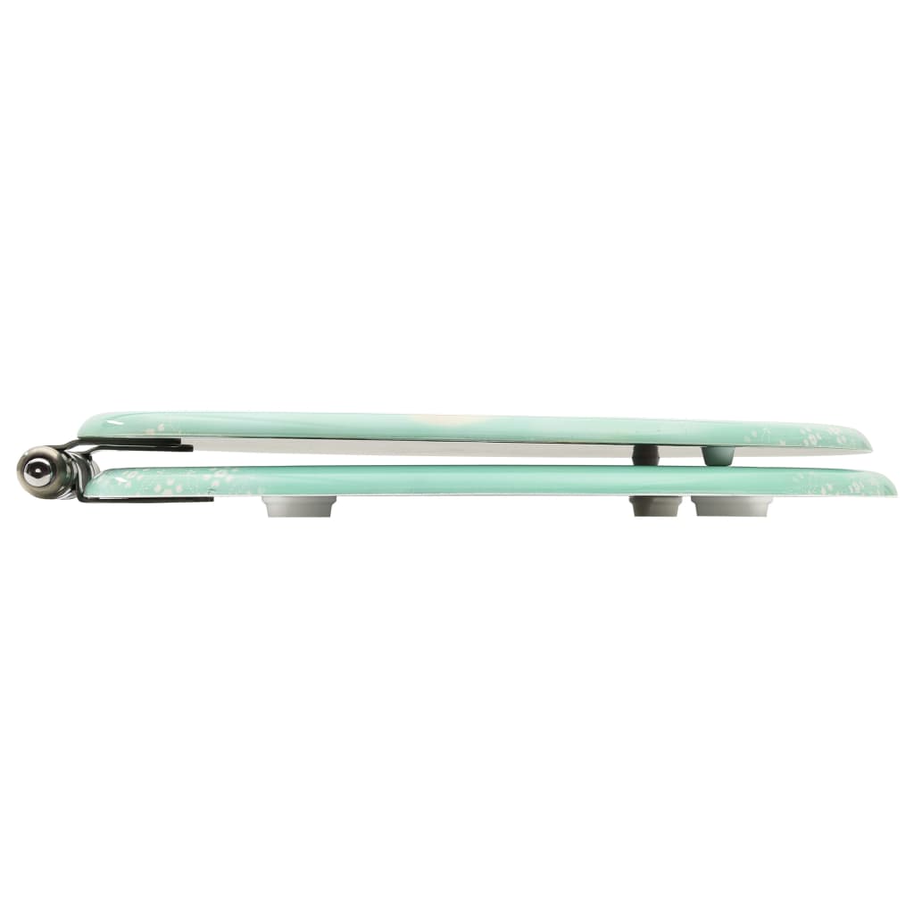 Wc-Istuin Soft Close -Kannella Mdf Flamingokuosi
