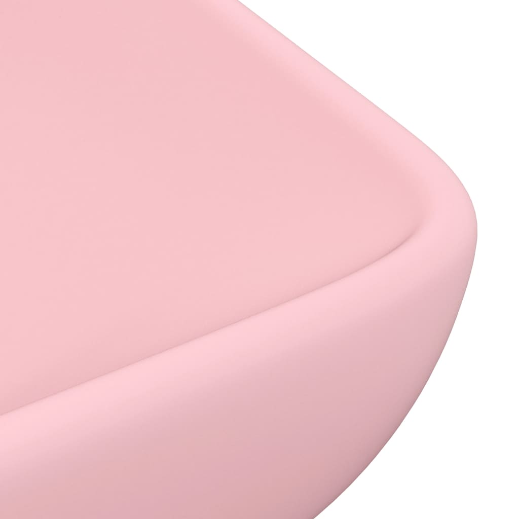 Ylellinen Pesuallas Suorakaide Matta Pinkki 71X38 Cm Keraami